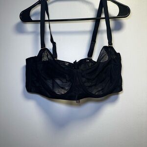 Savage X Fenty Black Mesh Bra